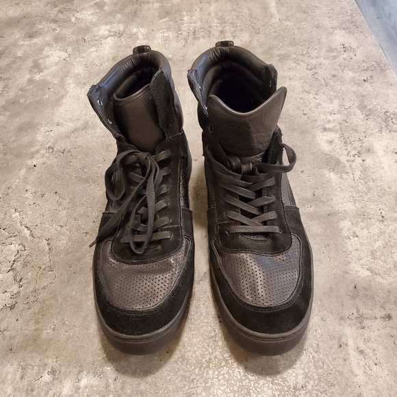 Coach Other - Coach Leather and Suede Sneaker High Tops size 12